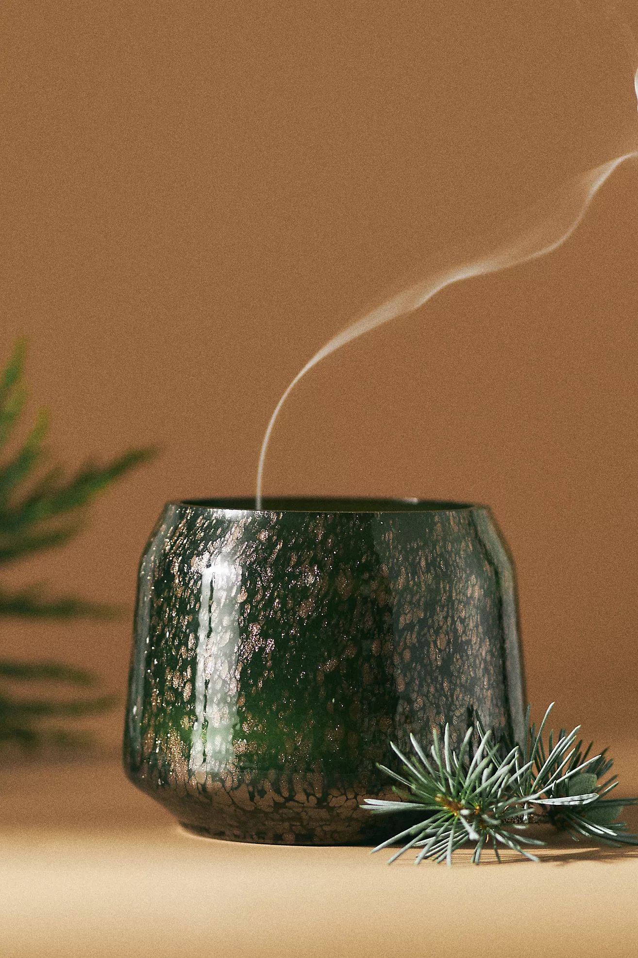 Kindred Collection Woody Fresh Balsam & Cedarwood Glass Candle | Anthropologie (US)