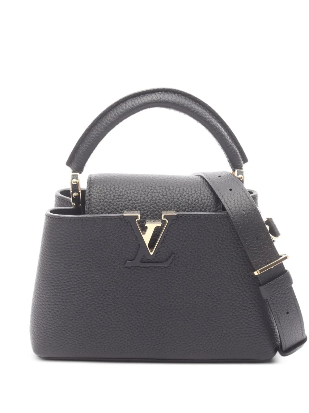 Louis Vuitton Pre-Owned 2021 Capucines two-way handbag - Black | Farfetch Global
