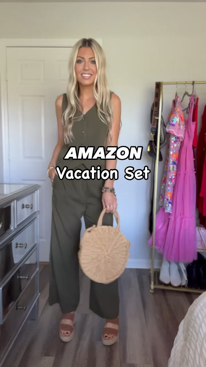 2 piece set for Spring! Would be so cute for vacation and resort wear. It comes in 5 colors and its under $40 on Amazon Prime! 
.
Spring break style / resort wear / Vacation outfit / Feminine style / Spring fashion / affordable / Amazon fashion find / date night outfit / amazon fashion find 

#springfashion #2pieceset #vacationset #amazonfashion #resortstyle #springbreak #resortwear #vacationoutfit #springoutfit #affordable #womenfashion #datenight #fashionreels #ootdfashion #fashioninspo #styleinspo #amazonfashionfind #vest #ootdfashion #affordablefashion #discoverunder5k #instafashion #amazonfashion #springstyle 

#LTKtravel #LTKstyletip #LTKfindsunder50