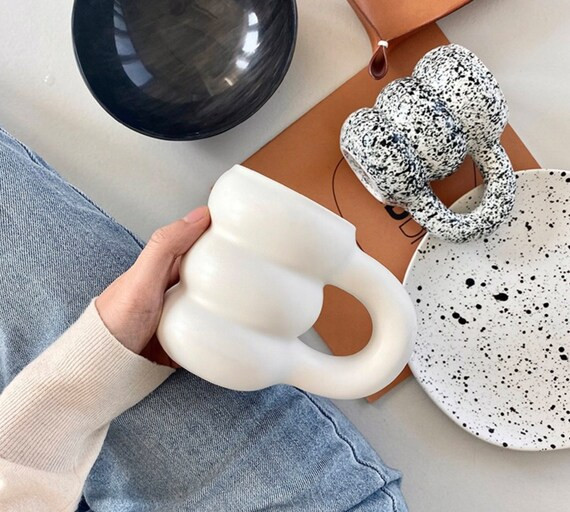 Bubble Ceramic Decor Mug With Thick Handle  Coffee Cup With | Etsy | Etsy (US)