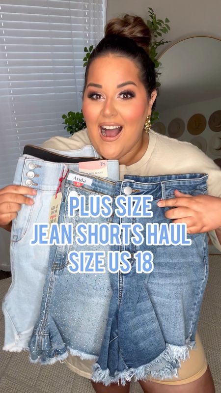 Plus size jean shorts haul from Arula! I’m wearing an 18 in all 3! 🥰

#LTKplussize #LTKstyletip