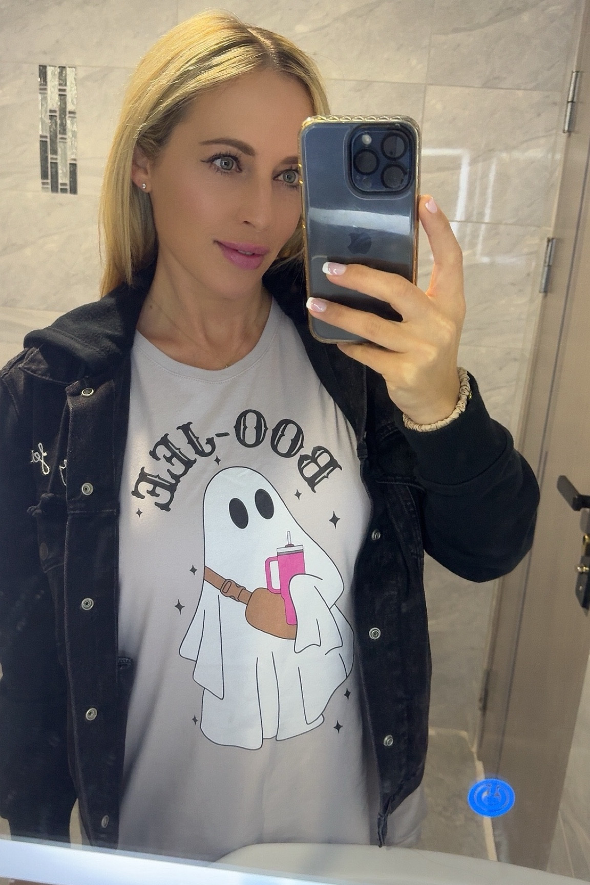 Halloween outfit. Wearing xl in Halloween graphic tee, size 10 in Lululemon align leggings and size 9.5 in Nike dunks sneakers 

#ltkfindsunder50 #ltkseasonal #ltkhalloween

