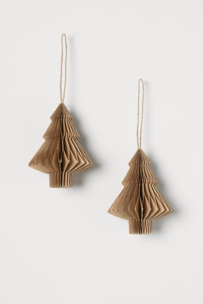 2-pack Christmas Decorations | H&M (US + CA)