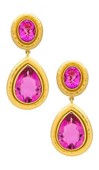 Santorini Earrings in Pink Quartz | Revolve Clothing (Global)