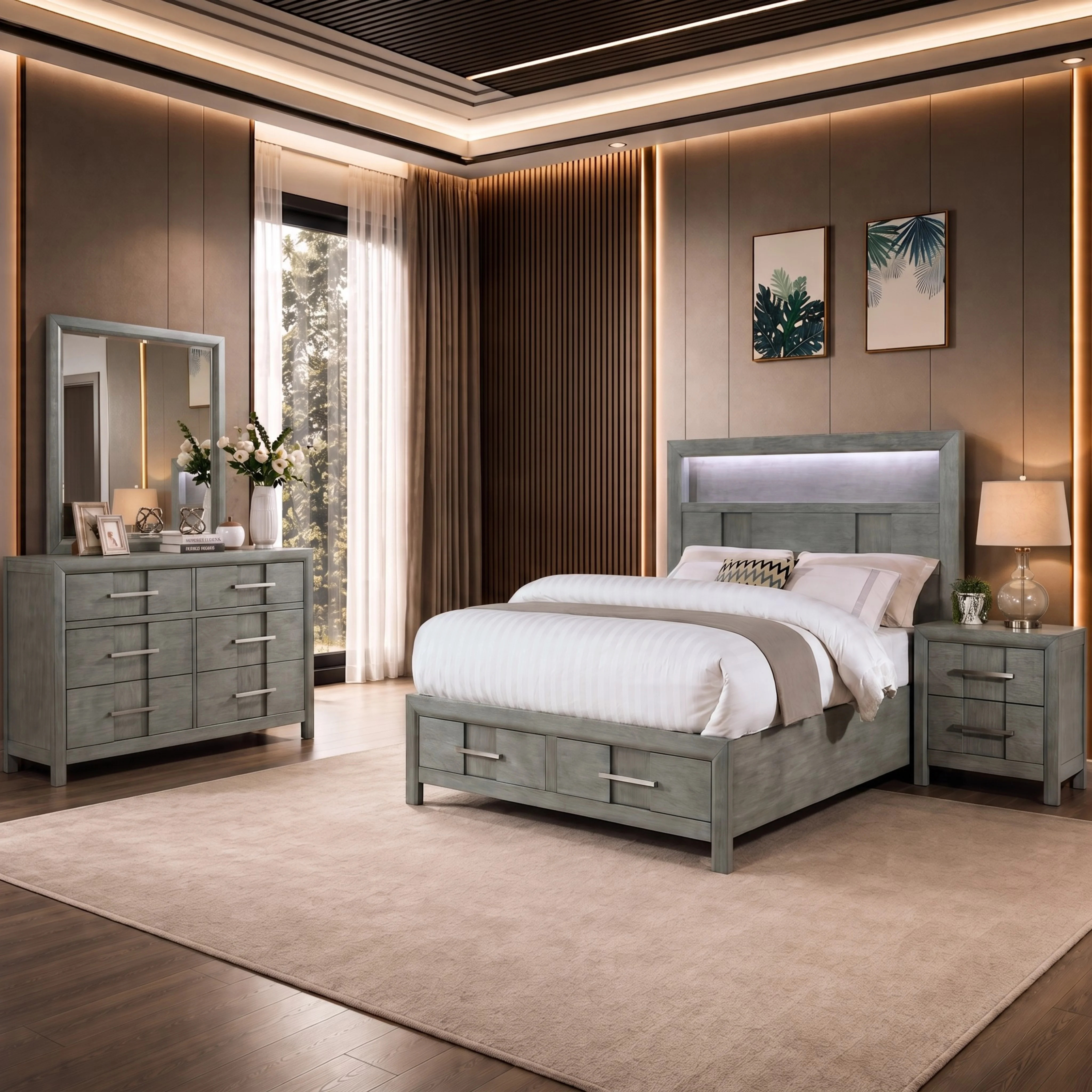 Adryan Platform Storage 5 Piece Bedroom Set | Wayfair North America