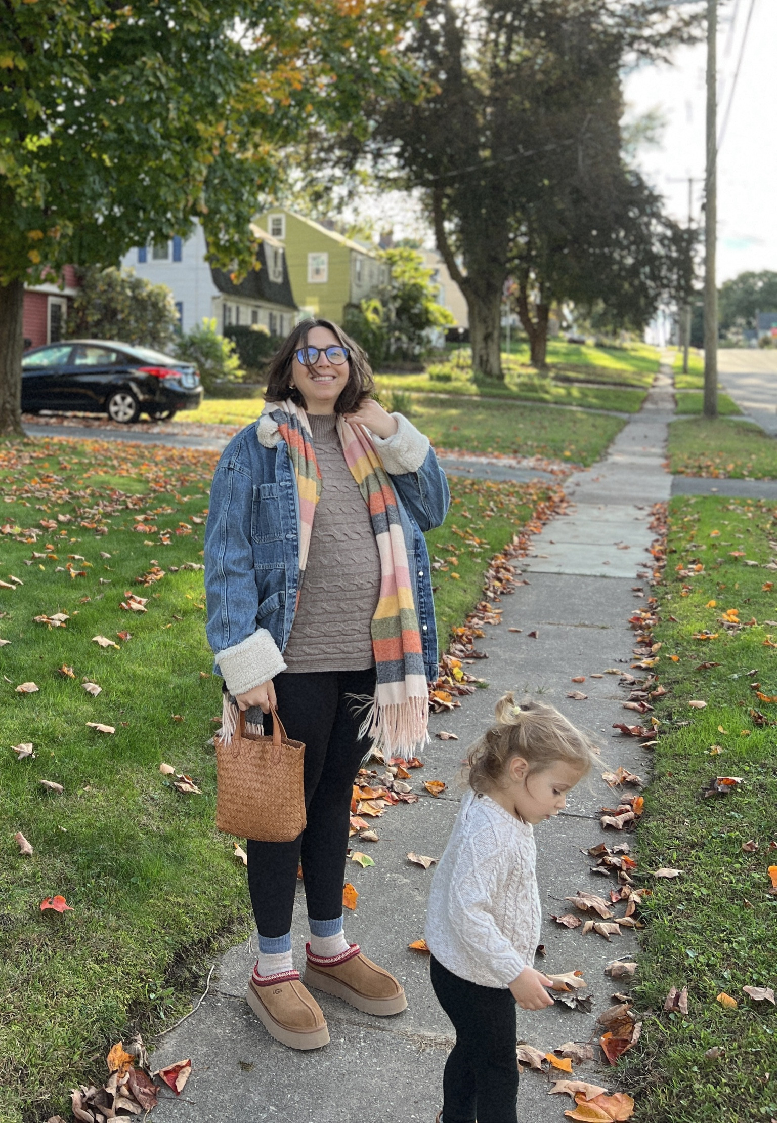 Sweater is old J Jill size medium, linked a similar sweater although it’s cropped from anthro. Scarf is very old, linked similar. Unfortunately jacket is sold out online, I found it in store at H&M. Leggings true to size even pregnant, my fav leggings always. 


#LTKfamily #LTKstyletip #LTKbump