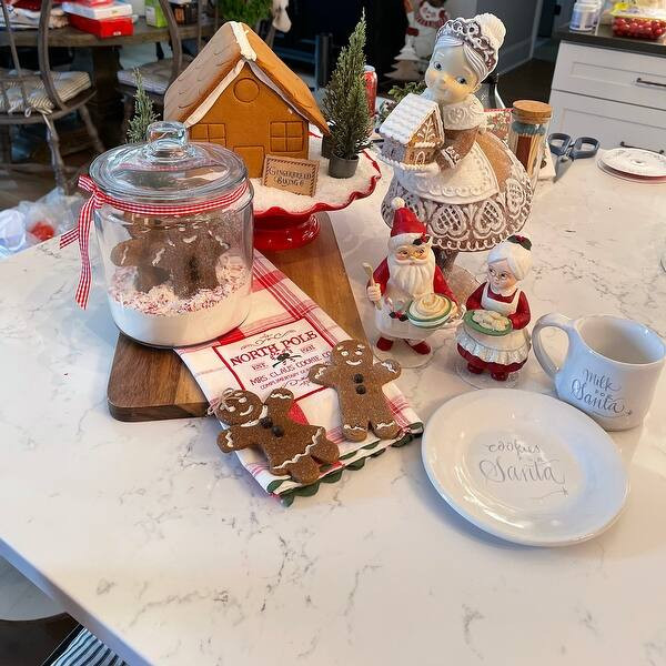 13.25" Mrs Claus Gingerbread Christmas Tabletop Figurine | Bed Bath & Beyond