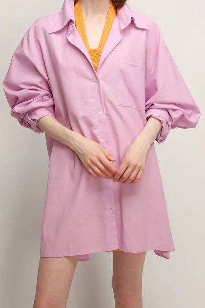 Eliana Boyfriend Long Shirt | Storets (Global)