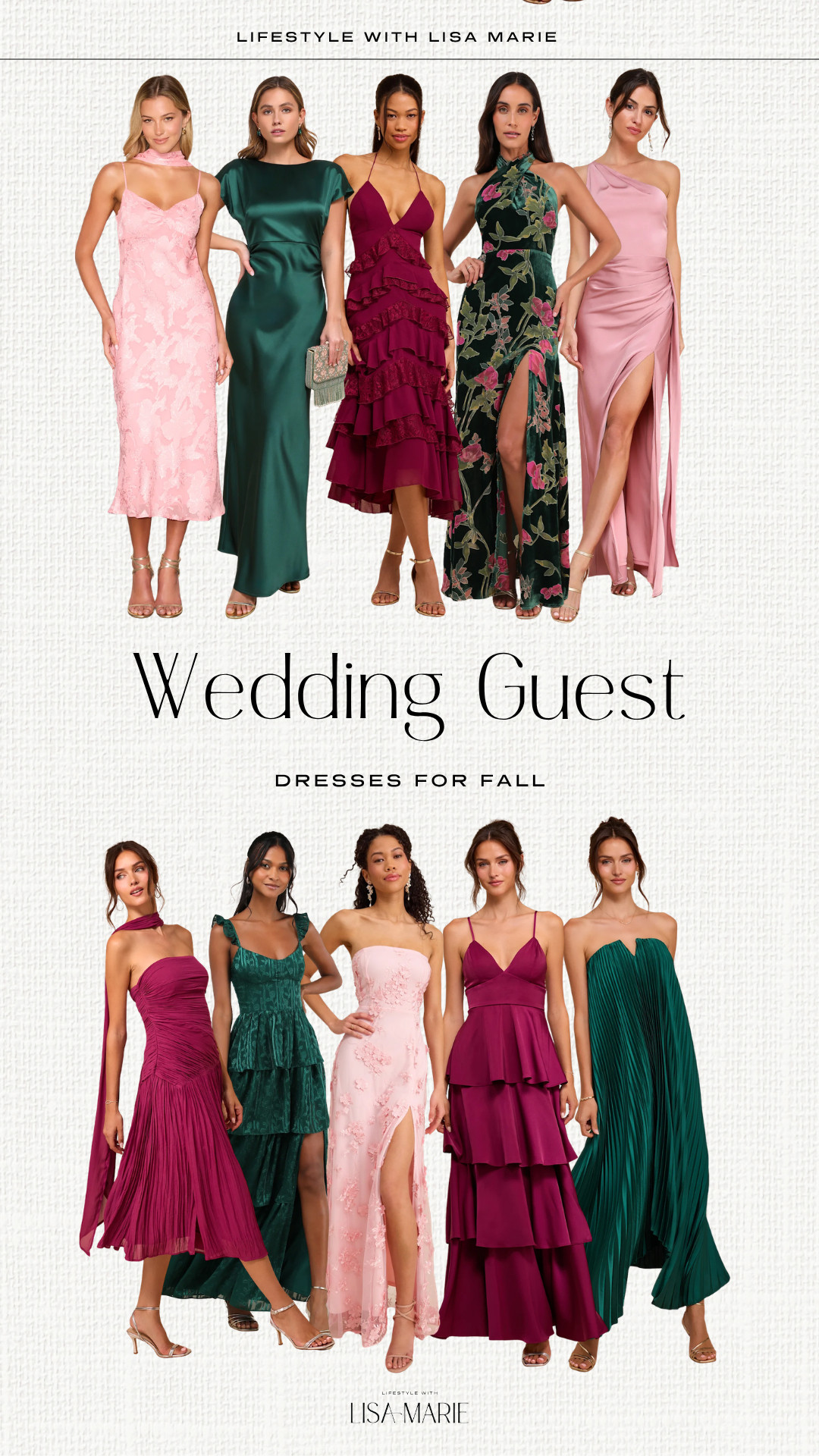 Wedding guest dresses for fall! Pink, maroon, burgundy and wine colored dresses. Emerald green dresses. Midi and maxi dresses for weddings, events and galas. Fall floral dresses. Velvet, silk, satin, beaded and embroidered dresses. Black tie optional dresses.

#LTKootd #LTKPetite #LTKWedding