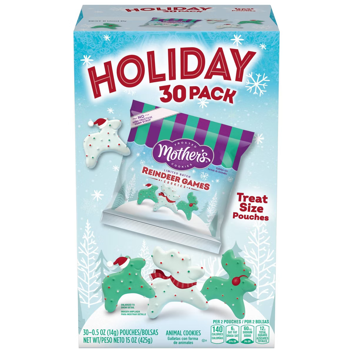 Mother's Cookies Reindeer Games - 15oz/30ct | Target