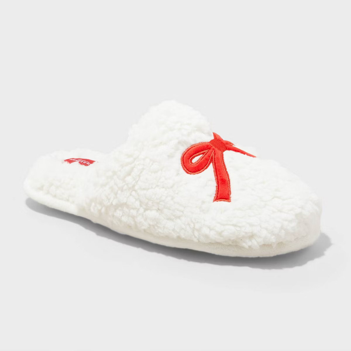 Women's Fleece Bow Scuff Slippers - Wondershop™ | Target