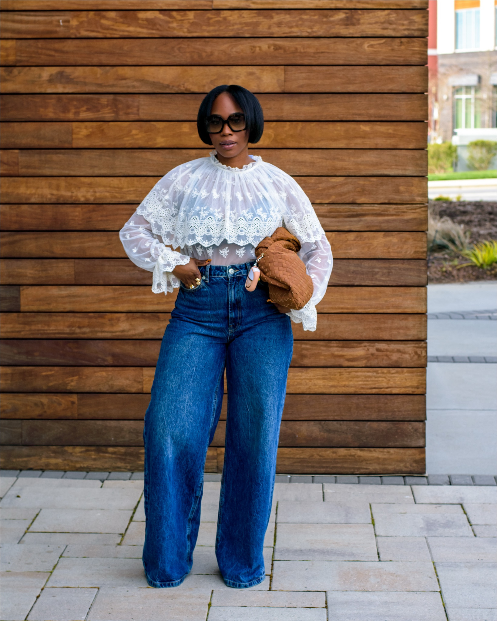 A white top & jeans. Shop this look ✨🙏🏾 my jeans are old @Zara but I tagged something similar

#LTKgrwm #LTKootd #LTKMidsize