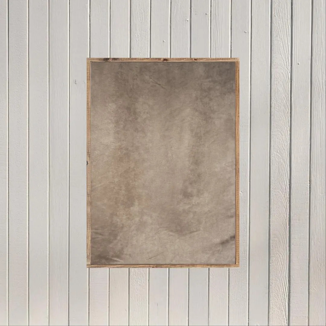 Brown Velvet Abstract Canvas Printed Sign - Etsy | Etsy (US)