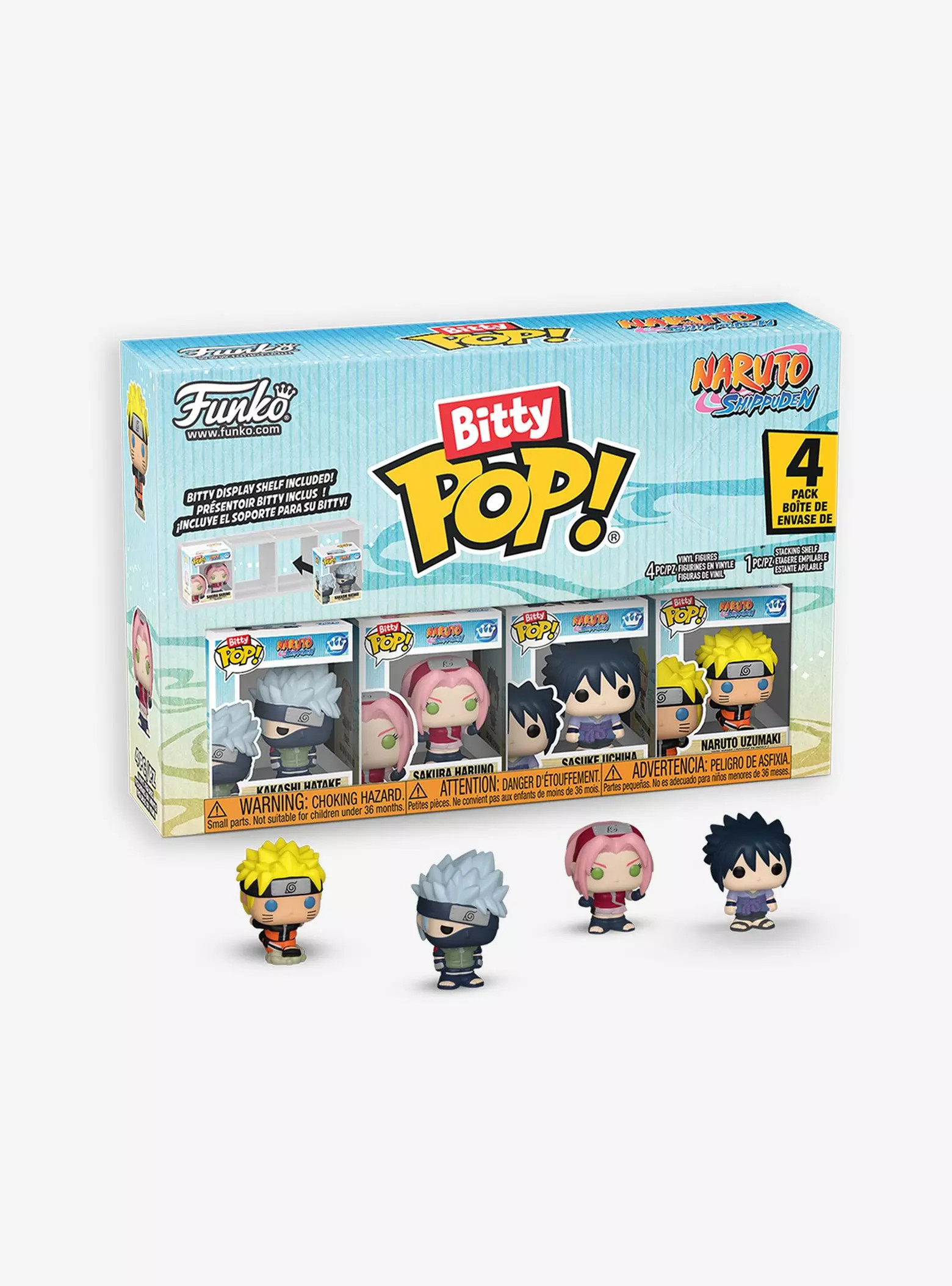 Funko Bitty Pop! Naruto Shippuden Kakashi and Friends Vinyl Figure Set | BoxLunch