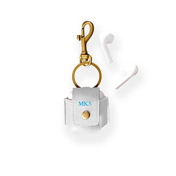 Keychain With Leather Case For AirPods | Mark and Graham | Mark and Graham