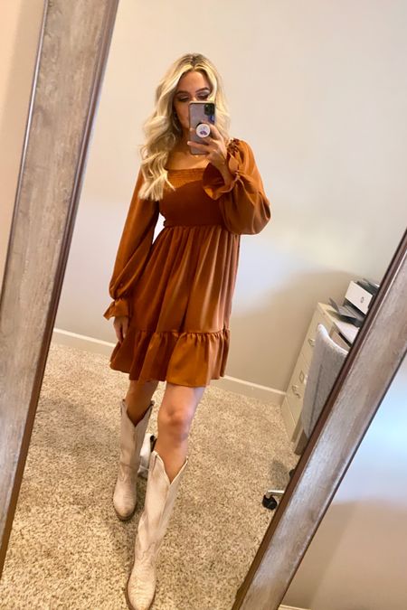 Family photo dress idea// fall dress// fall outfit// fall boots// boots// western style boots// date night outfit // fall outfit// dress idea// boots// tall boots// fall family photo dress// 🍁🍂

#LTKstyletip #LTKsalealert #LTKSeasonal
