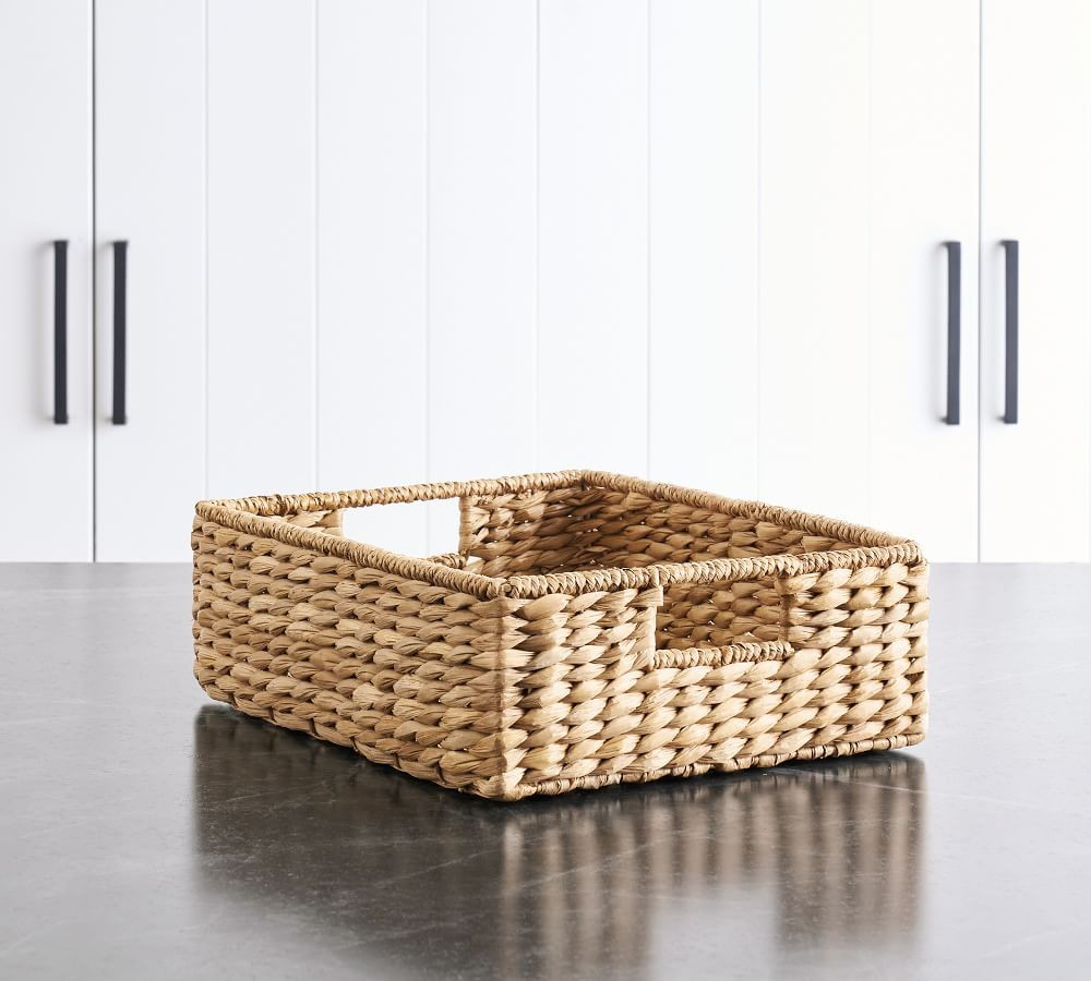 Savannah Seagrass Basket, Natural Shallow Utility Basket, 15&amp;quot;W X 12&amp;quot;D X 5&amp;q... | Pottery Barn (US)