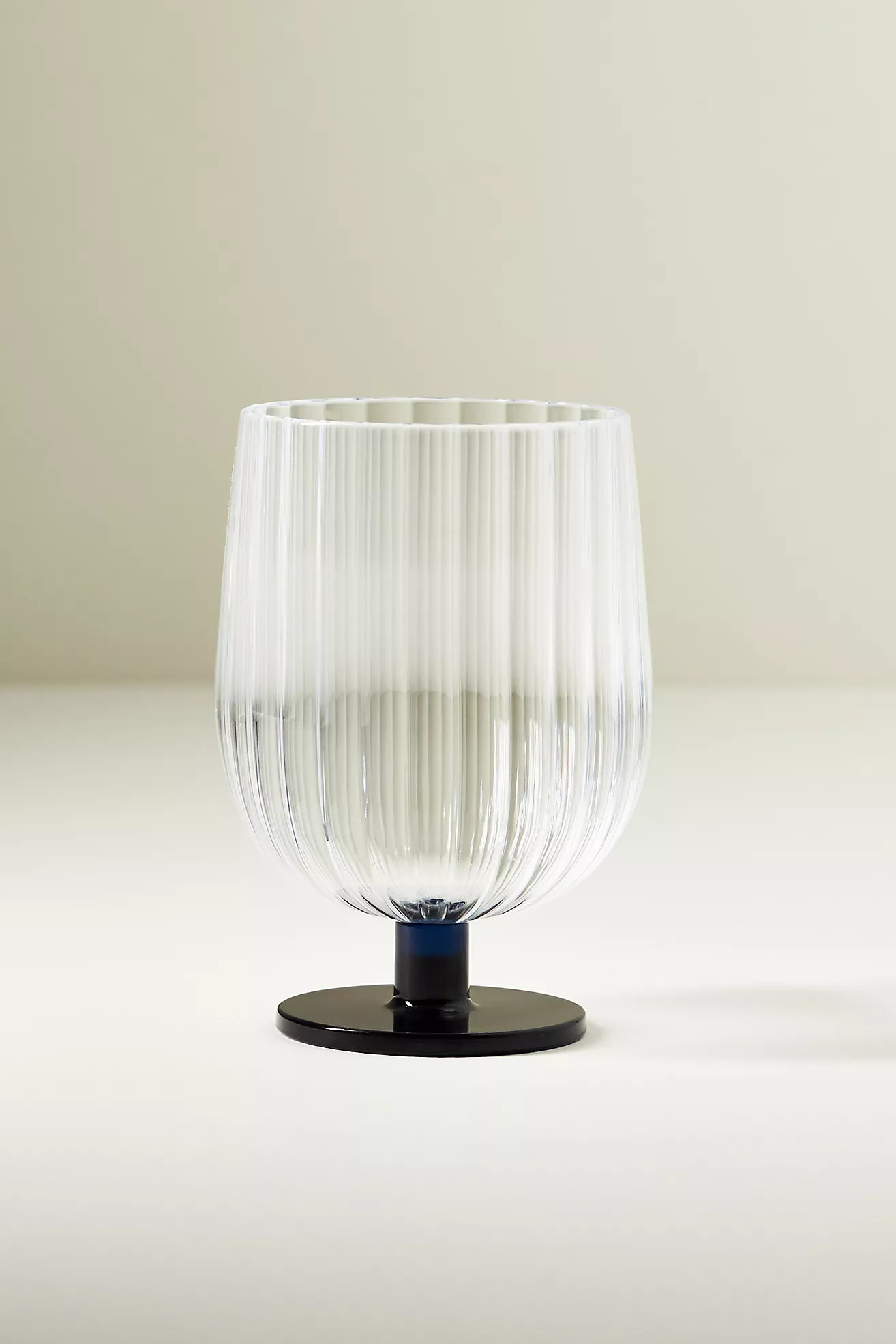 Raquel Scallop Acrylic Goblets, Set of 4 | Anthropologie (US)