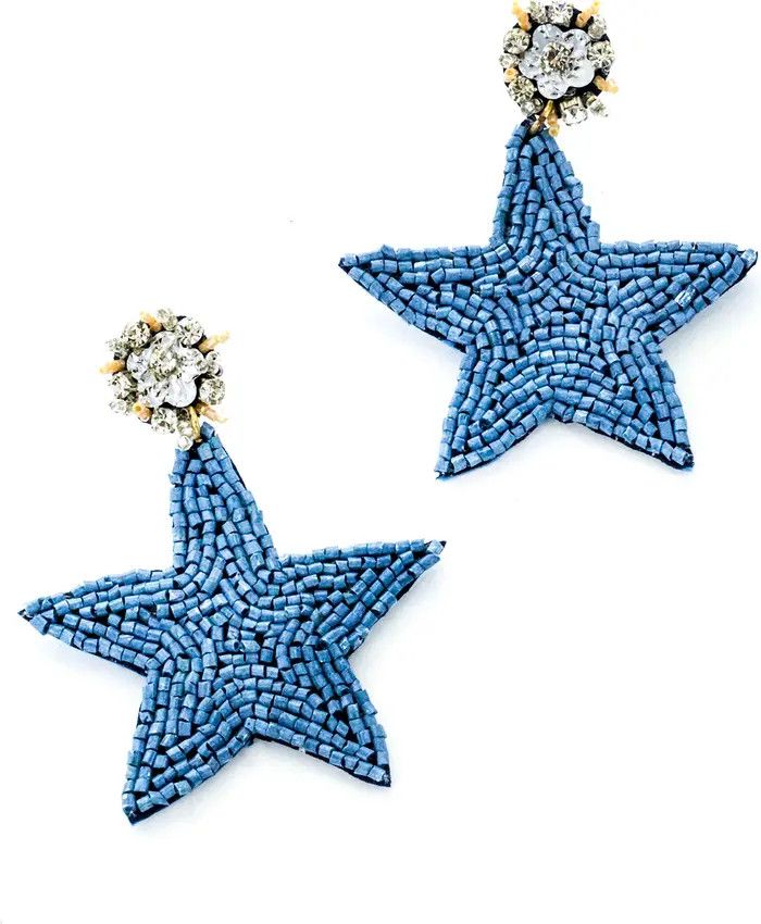 Beaded Star Drop Earrings | Nordstrom