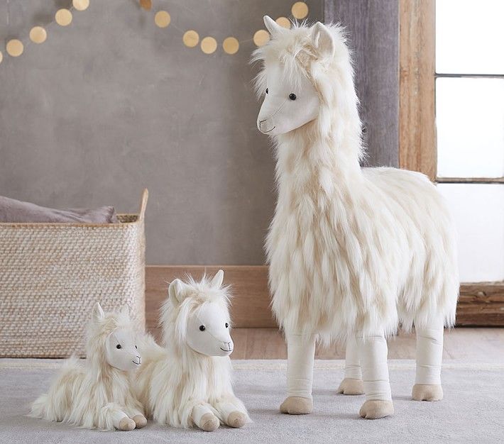 Llama Standing Plush | Pottery Barn Kids