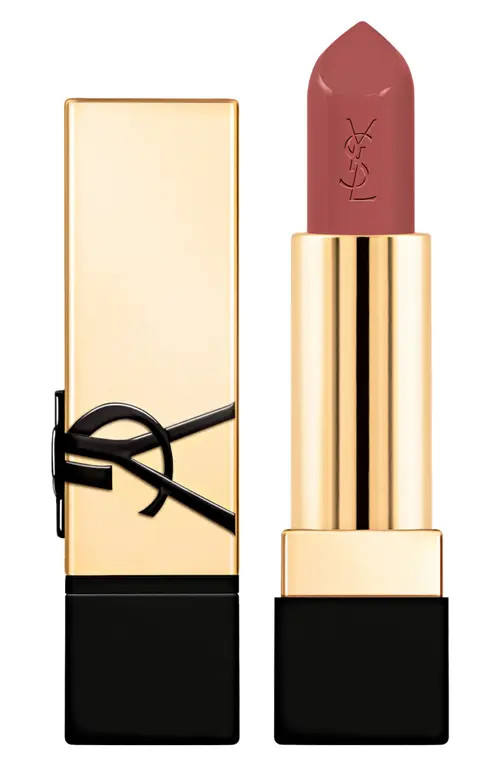 Yves Saint Laurent Rouge Pur Couture Caring Satin Lipstick with Ceramides in N15 Nude Self at Nordstrom | Nordstrom