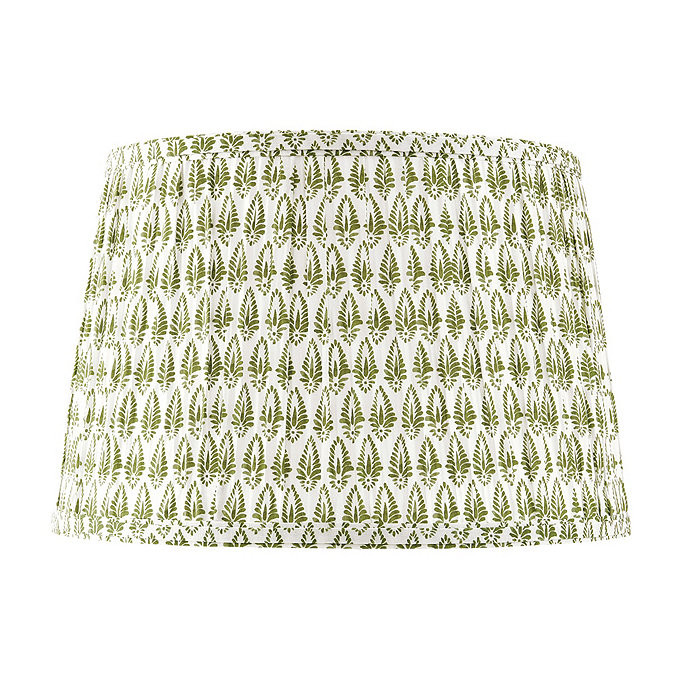 Isla Block Print Pleated Lamp Shade | Ballard Designs, Inc.