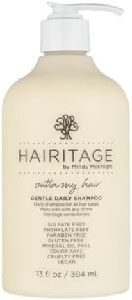 Hairitage Gentle Daily Hydrating and Moisturizing Shampoo For Dry Hair with Jojoba Oil + Aloe Ver... | Amazon (US)