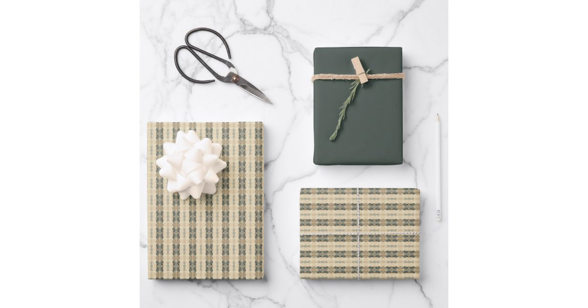 Fletcher w/ dark green solid wrapping paper sheets | Zazzle | Zazzle