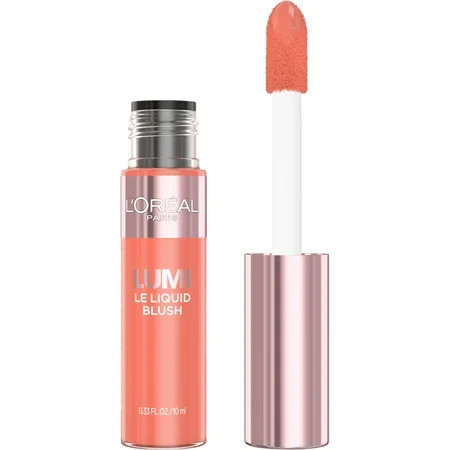 L'Oreal Paris Lumi Le Liquid Blush, Intense Liquid Pigments, Dewy Rich Coral, 0.33 fl oz | Walmart (US)