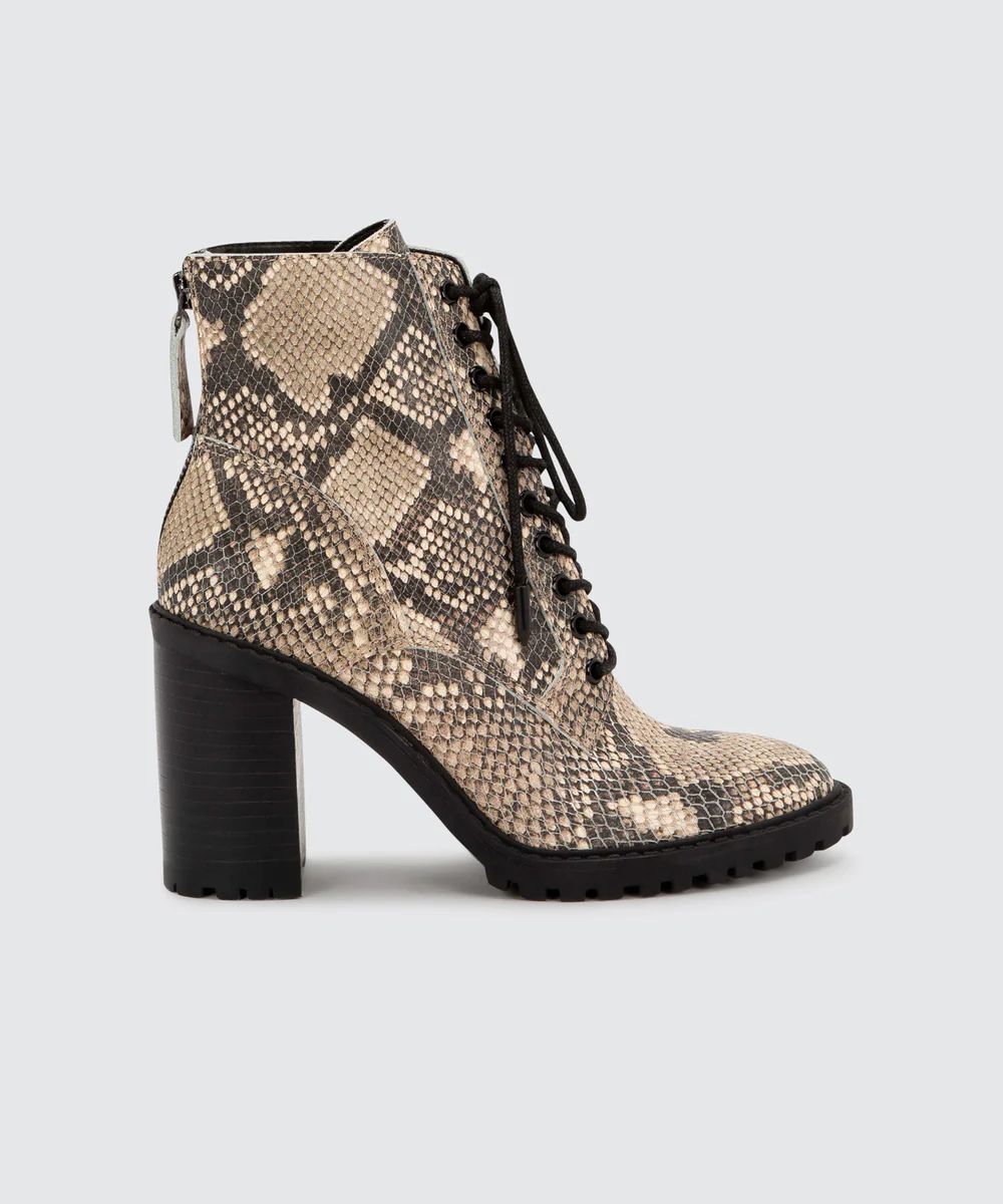 NORMA BOOTS IN SNAKE | DolceVita.com