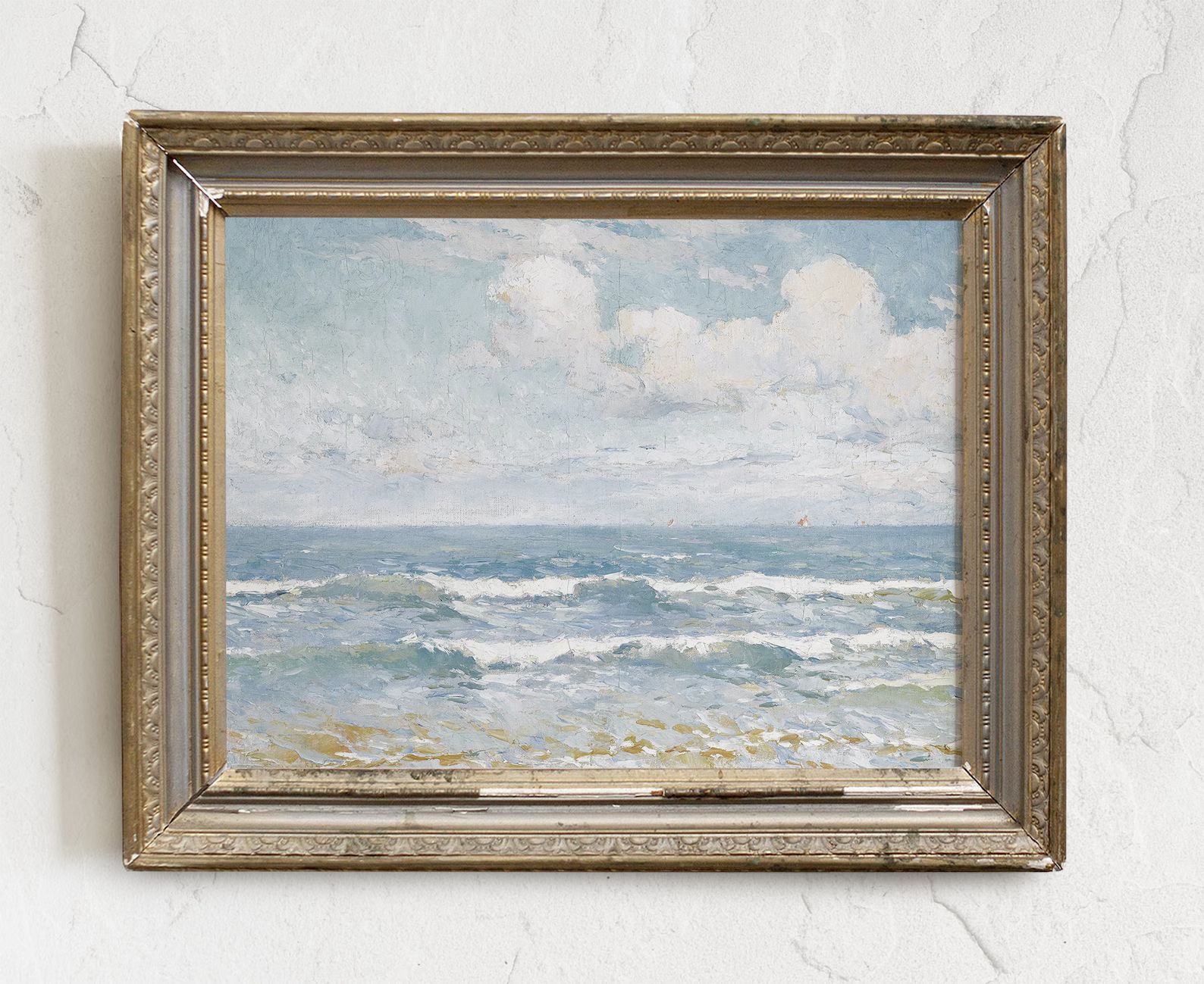 Seascape Painting, Sailboats Print, Ocean Painting, Vintage Landscape 207 - Etsy | Etsy (US)