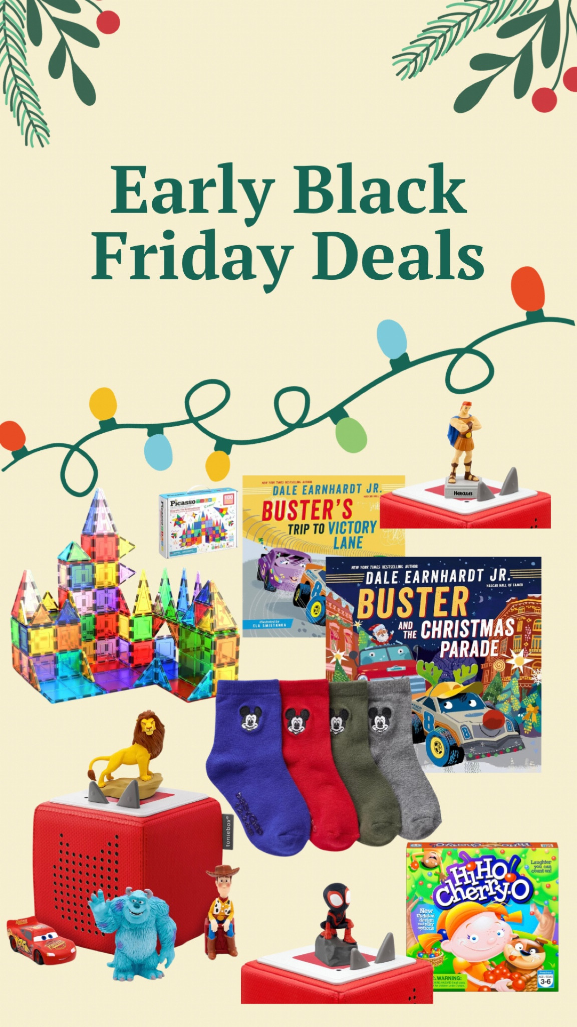 Early deals for kids toys books and accessories! Race car books and magnetic tiles, tonies and board games at great prices.

#LTKSaleAlert #LTKGiftGuide #LTKKids