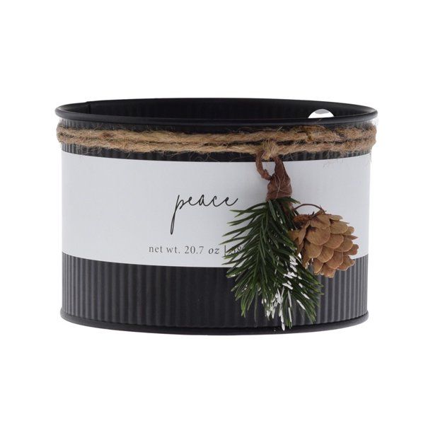 Peace | Pine & Balsam 3-Wick Tin Scented Candle 20.7oz - Walmart.com | Walmart (US)