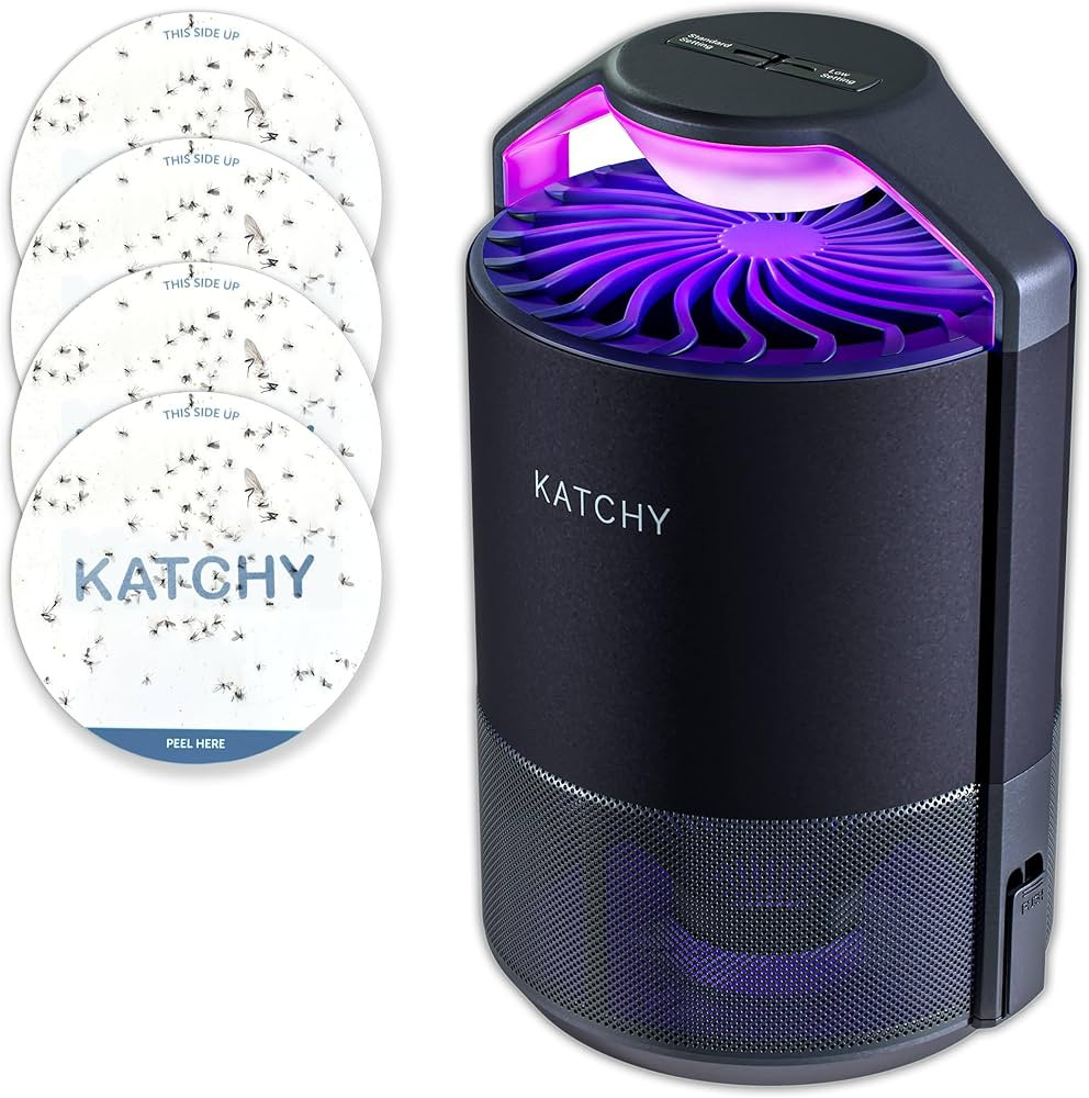 KATCHY Indoor Insect Trap - Catcher & Killer for Mosquitos, Gnats, Moths, Fruit Flies - Non-Zappe... | Amazon (US)
