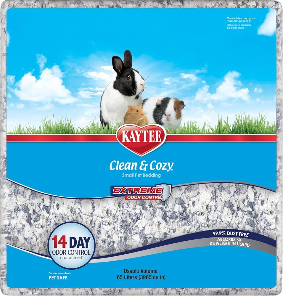 Kaytee Clean & Cozy Extreme Odor Control Hamster Bedding, 65 Liters | Amazon (US)