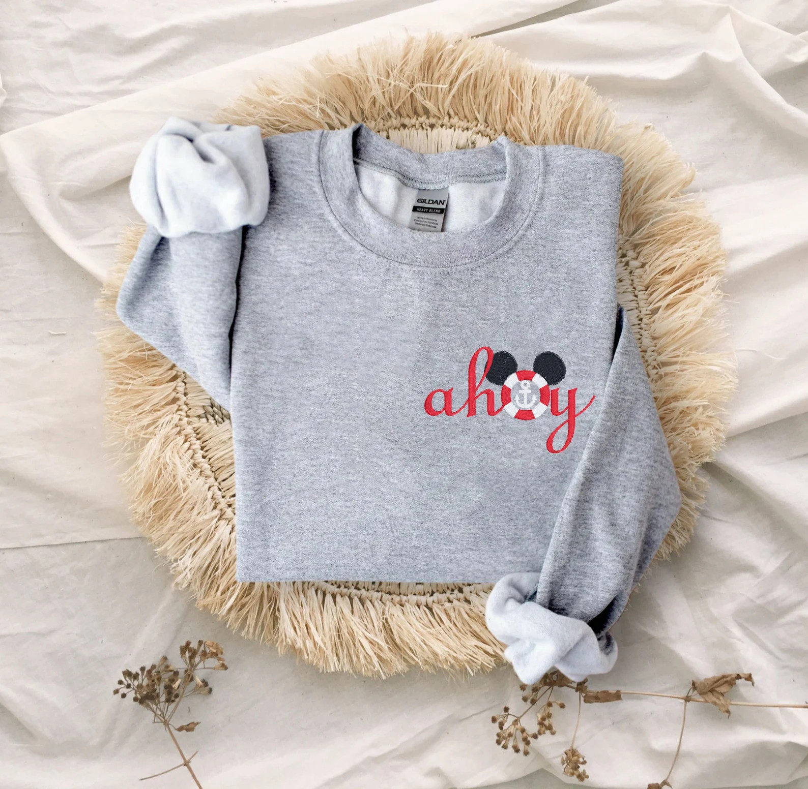 Embroidered Disney Cruise Line Ahoy Unisex Crewneck Sweater | Disney Cruise Sweater | Wish | Drea... | Etsy (US)