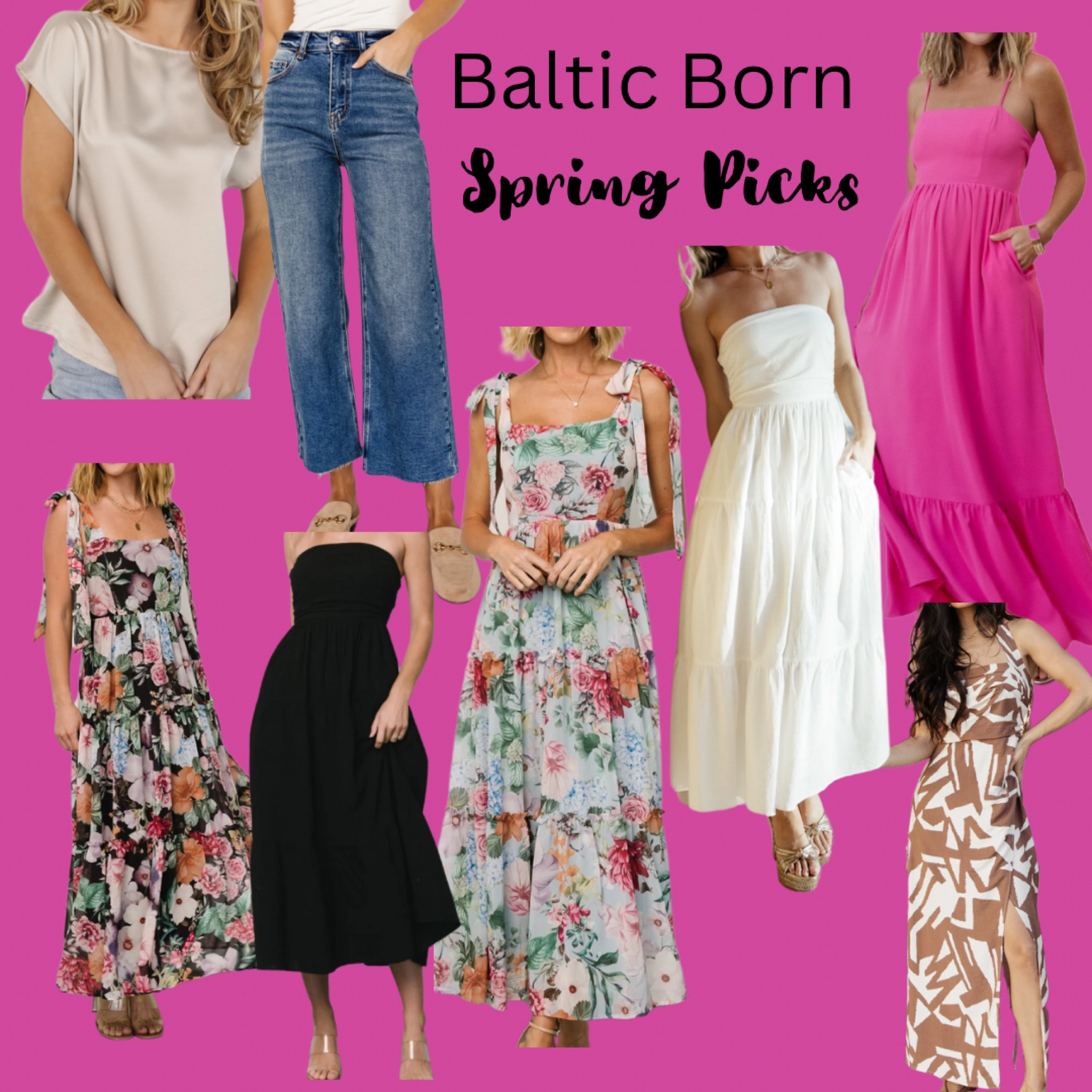 Spring outfits, spring break outfit, maxi dress, pink dress, floral dress, jeans, spring, Easter outfit, Easter 

#LTKSeasonal #LTKWatchNow #LTKMostLoved