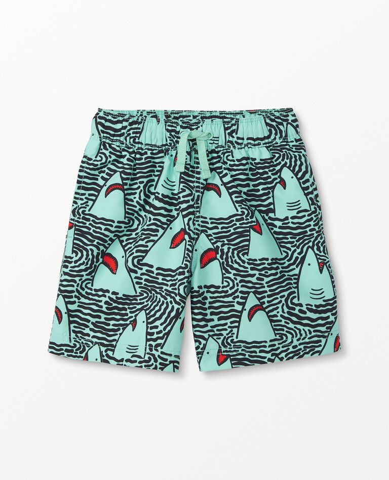 Recycled Print Swim Trunks | Hanna Andersson