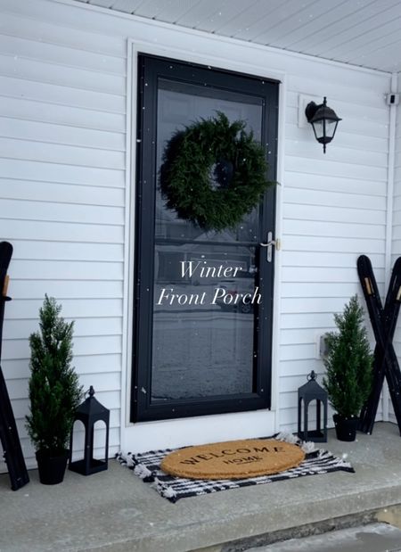 Updated Winter Front Porch ❄️

Everything linked here:


Welcome Mat & Rug: @targetstyle 
Wreath & Lanterns: @kirklands 
Skis & Trees: @homegoods 



#LTKhome #LTKSale #LTKSeasonal