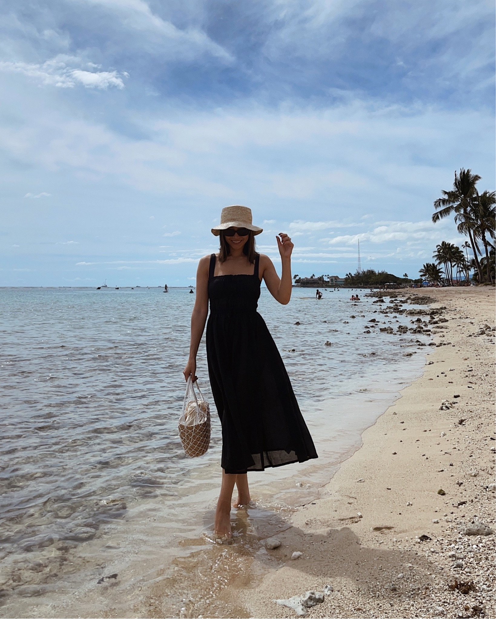 I finally found a coverup I love! - extremely discounted for jcrews Memorial Day sale! Now under $40 originally $118 - Wearing xs 

Both straw bucket hat xs/s and straw bag on sale as well 

Hawaii / beach summer vacation / swim cover up 

#LTKsalealert #LTKswim #LTKtravel