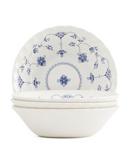 Set Of 4 Fin Blu Oatmeal Bowls | TJ Maxx