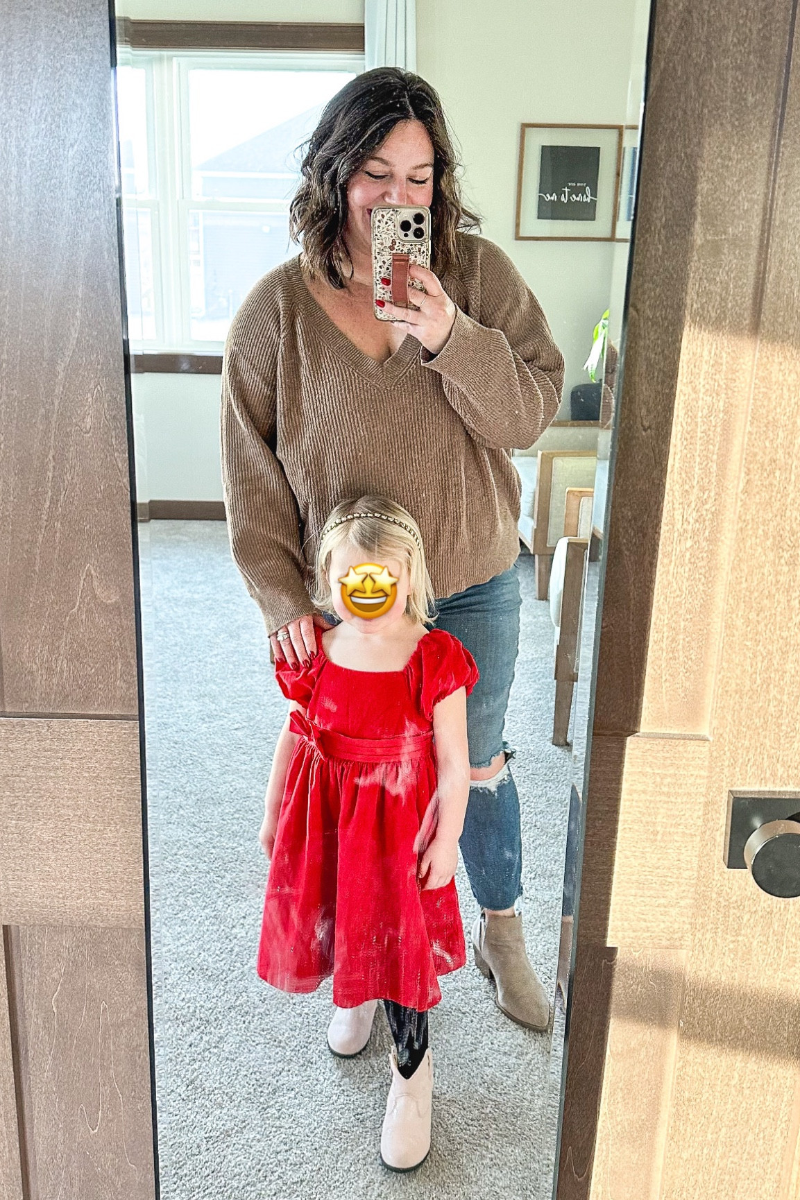 Mini and me for her Christmas program. ♥️

#LTKmidsize #LTKHoliday #LTKSeasonal