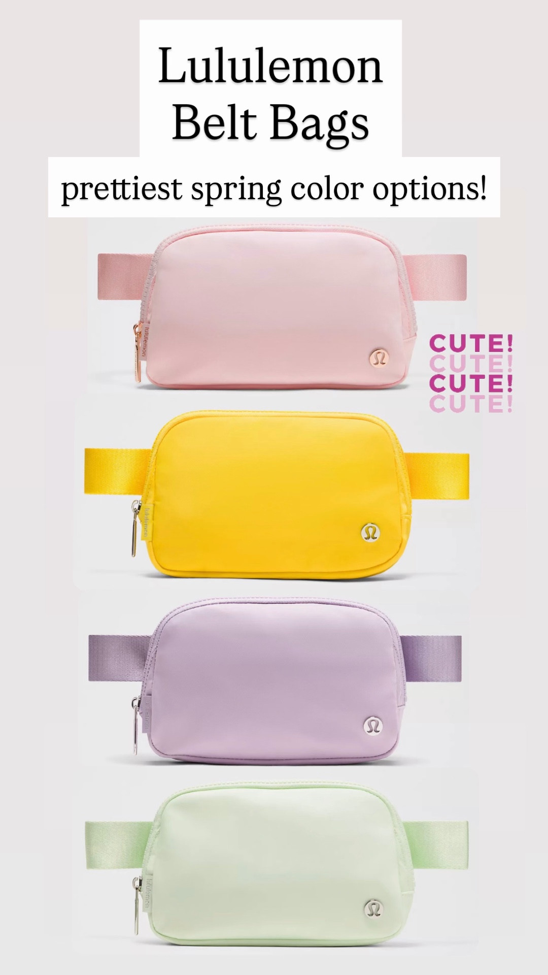 Lululemon belt bags are $38 🩷

#LTKootd