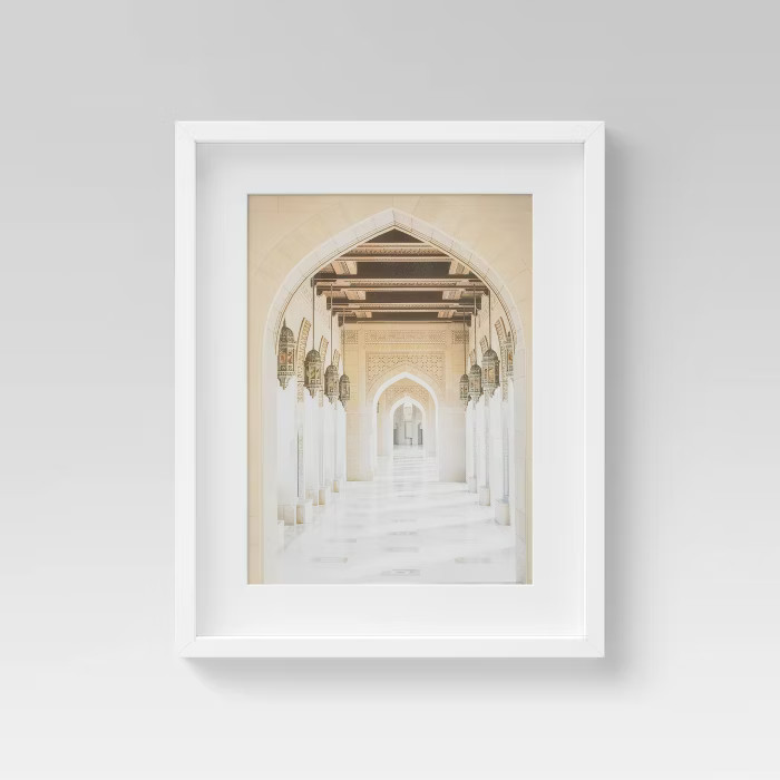 16" x 20" Architecture Corridor Framed Wall Art - Threshold™ | Target