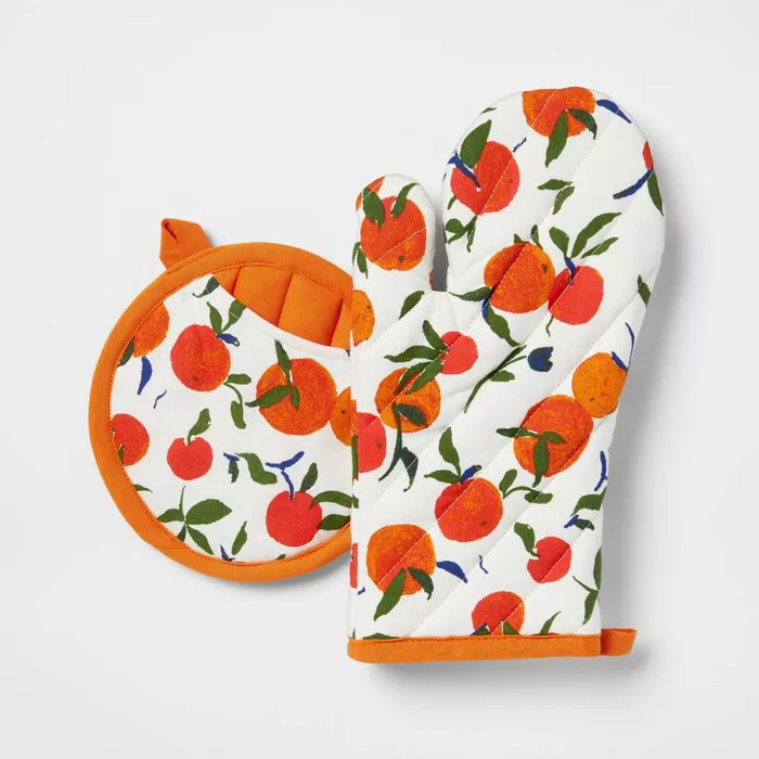 2pc Cotton Oven Mitt and Pot Holder Set - Opalhouse™ | Target