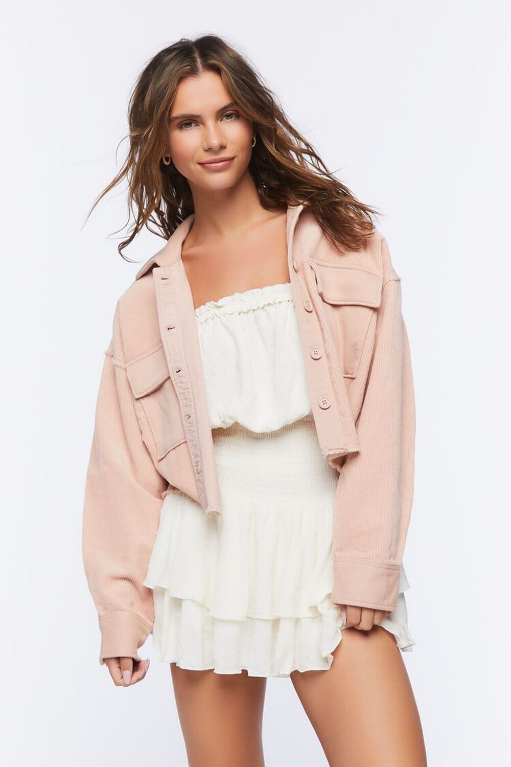 Cropped Corduroy Jacket | Forever 21 | Forever 21 (US)