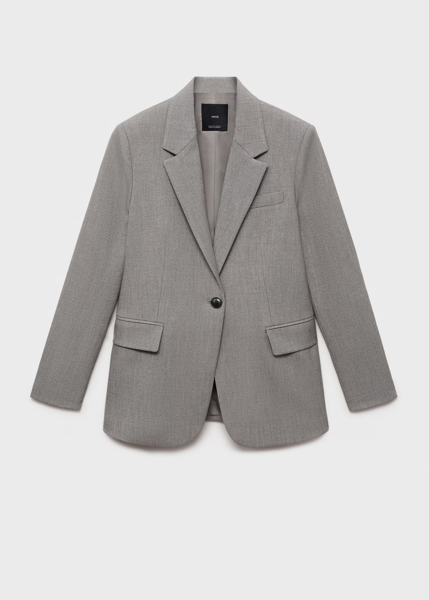 Straight blazer with flap pockets - Women | MANGO USA | Mango (US/MX/AU)