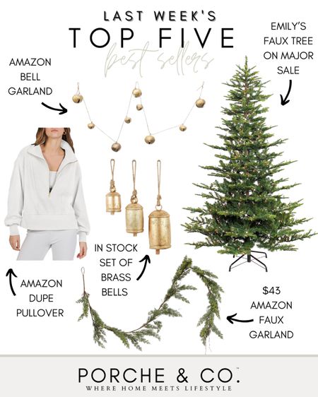 Weekly best sellers, best sellers, Amazon home decor, Amazon finds, Amazon holiday decor, faux Christmas tree, Amazon faux garland, Amazon pullover, holiday decor, Christmas decor 

#LTKhome #LTKHoliday #LTKsalealert