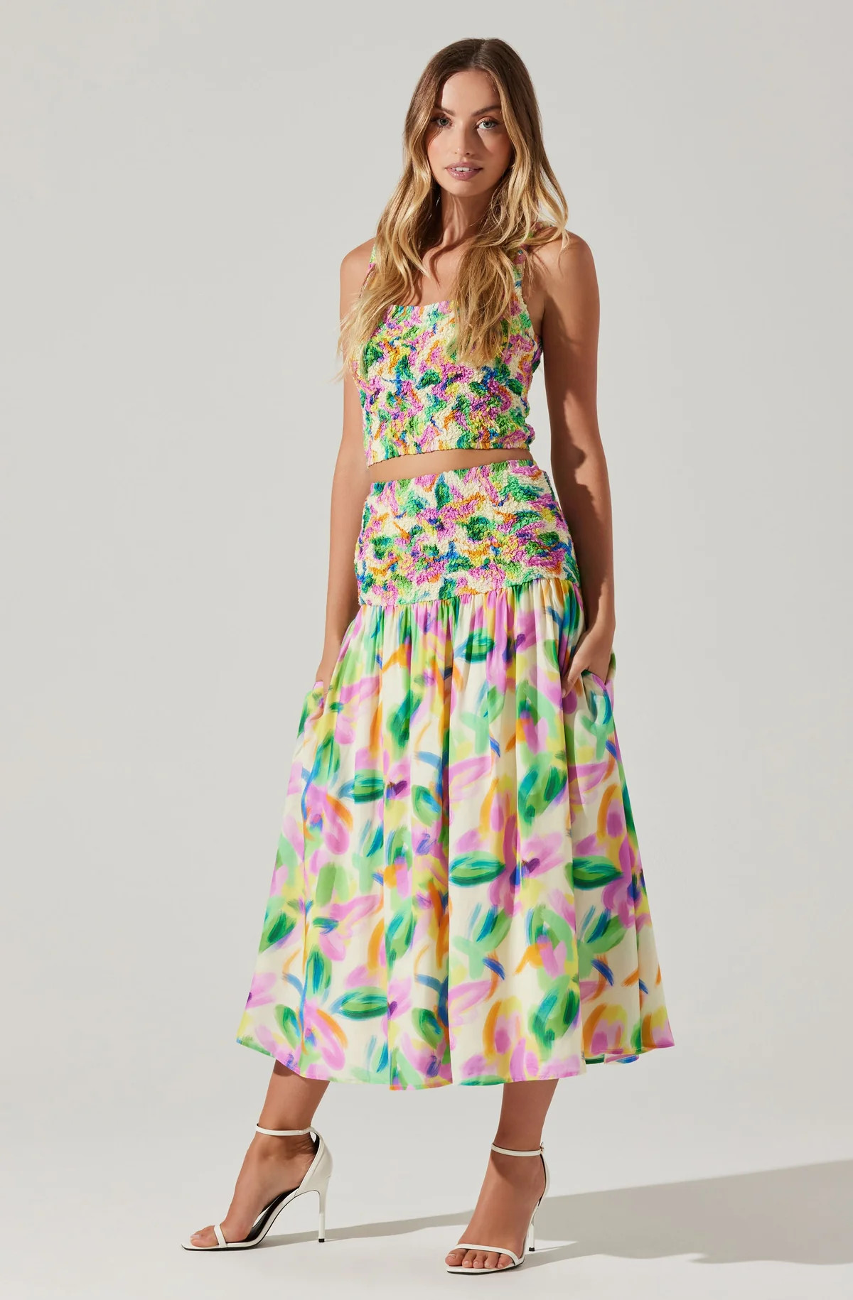 Moana Mixed Media Skirt | ASTR The Label (US)