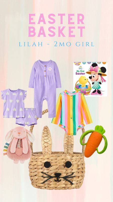 Easter basket ideas for newborn baby girl  

#LTKSeasonal #LTKbaby